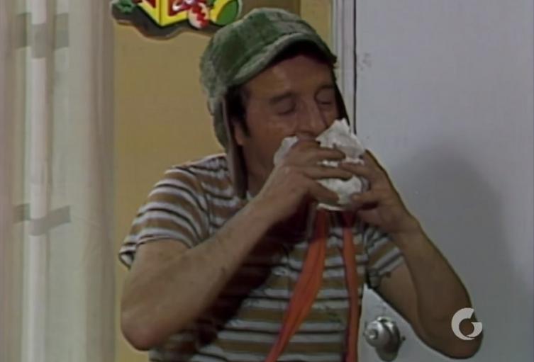 Sanduíche de presunto para o noivo não chegar no altar igual ao Chaves